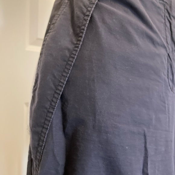 Stella McCartney authentic 100% cotton cropped pants, charcoal tone, size 6-8 - Picture 5 of 11